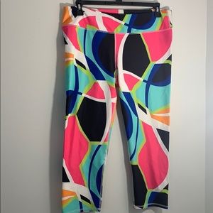 Fabletics print Capri length leggings